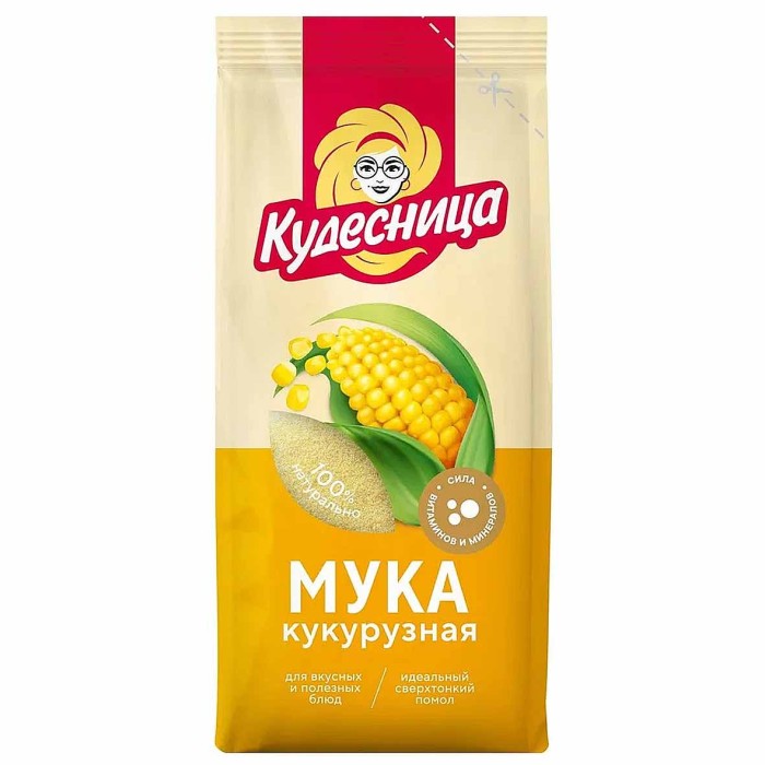 Мука Кудесница кукурузная 500гр м/у