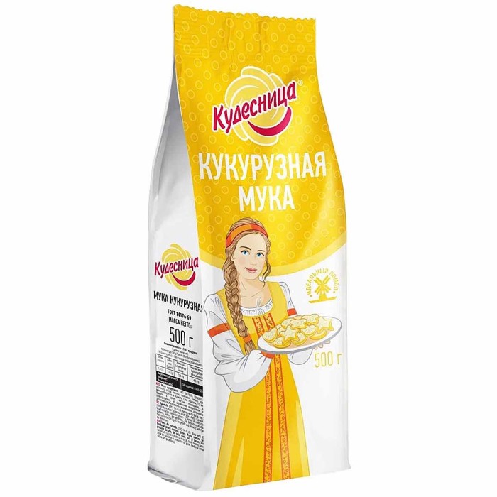 Мука Кудесница кукурузная 500гр м/у