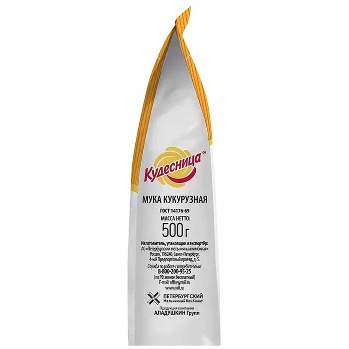 Мука Кудесница кукурузная 500гр м/у