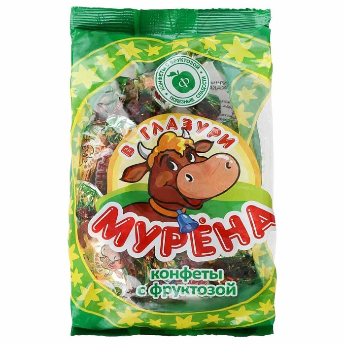 Конфеты Покровск Мурёна в шоколаде на фруктозе 185гр м/у