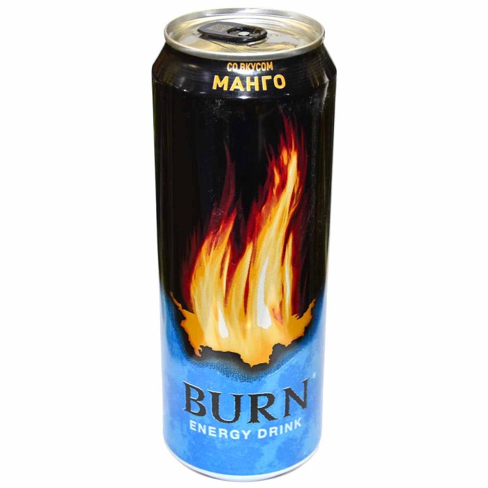 Напиток энергетический Burn манго 0.5л ж/б