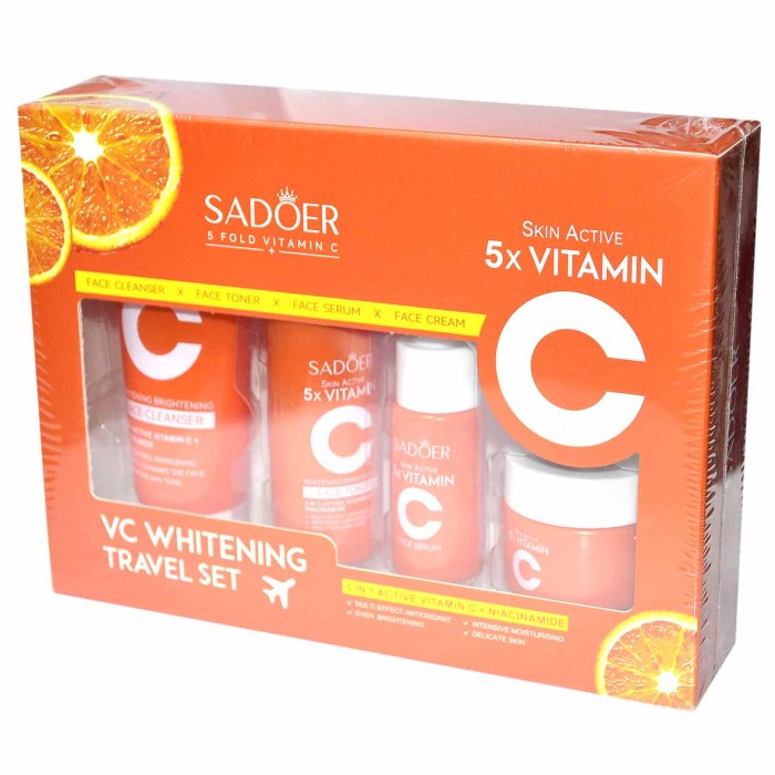 Набор подарочный Sadoer 5xVitamin C 4в1 к/у