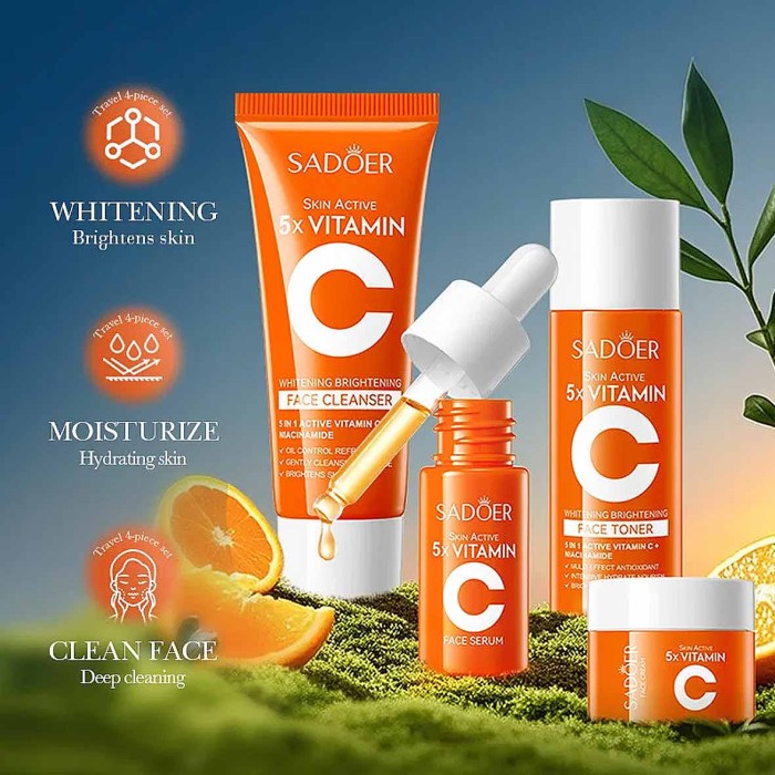 Набор подарочный Sadoer 5xVitamin C 4в1 к/у
