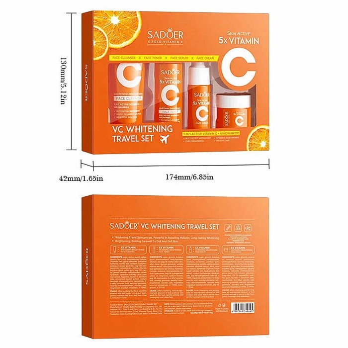 Набор подарочный Sadoer 5xVitamin C 4в1 к/у