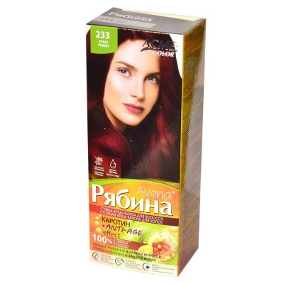 Краска для волос Рябина Avena №233 Рубин к/у