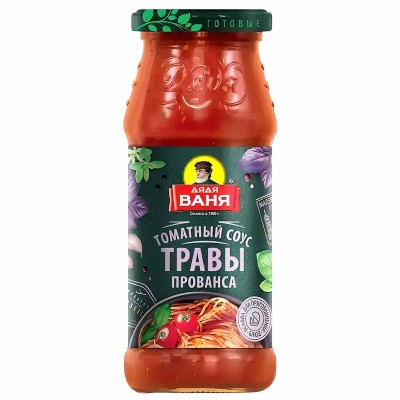Соус томатный Дядя Ваня Травы Прованса 350гр ст/б
