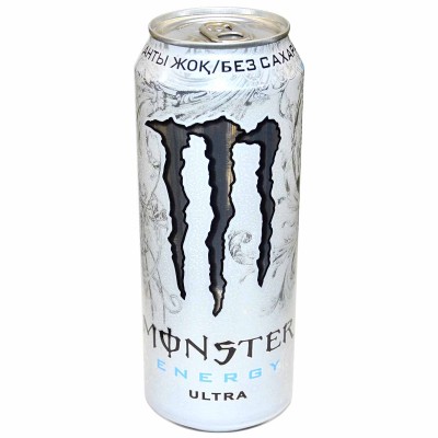 Напиток энергетический Monster Ultra 500мл ж/б