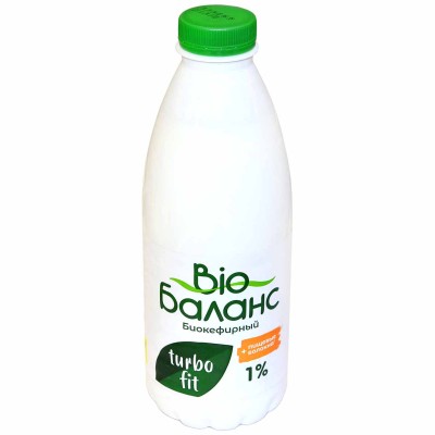 Продукт кефирный Bio Баланс ТурбоФит 1% 930гр пэт
