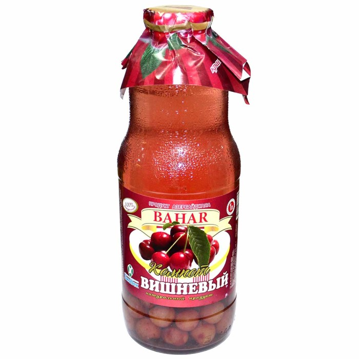 Компот Bahar Вишня 1л ст/б