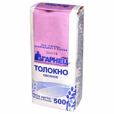 Толокно Гарнец овсяное 500гр м/у