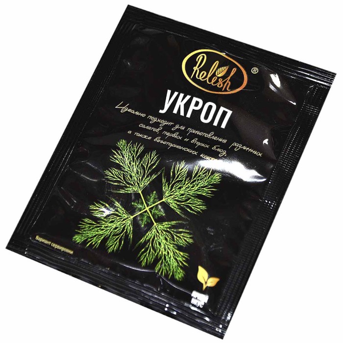 Укроп Relish зелень сушеная 5гр м/у