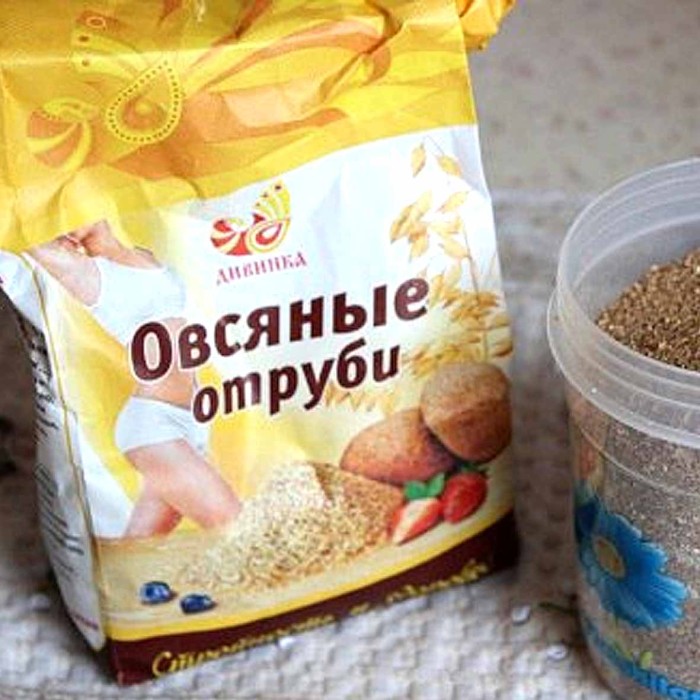 Отруби Дивинка овсяные мелкого помола 400гр м/у