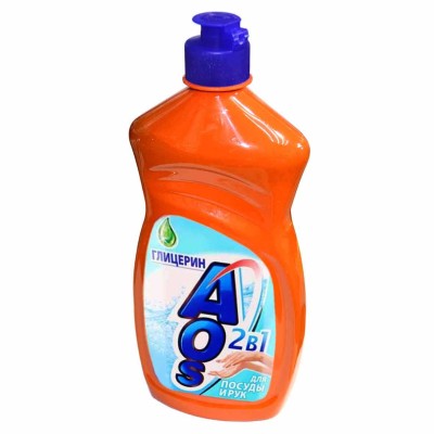 Средство для мытья посуды Aos Глицерин 450мл пэт