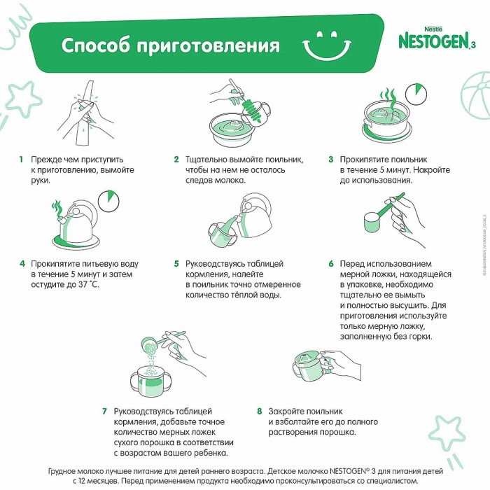 Молочко детское Nestogen с пребиотиками и лактобактериями с 12мес 900гр к/у