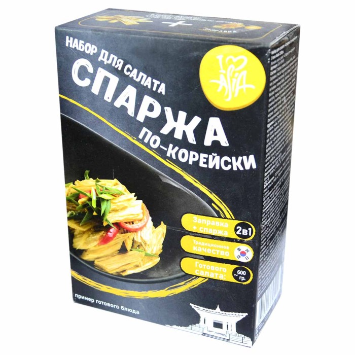 Набор для салата I Love Asia Спаржа по-корейски 210гр к/у