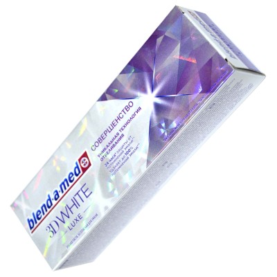 Паста зубная Blend-a-med 3D White Luxe Совершенство 75мл к/у