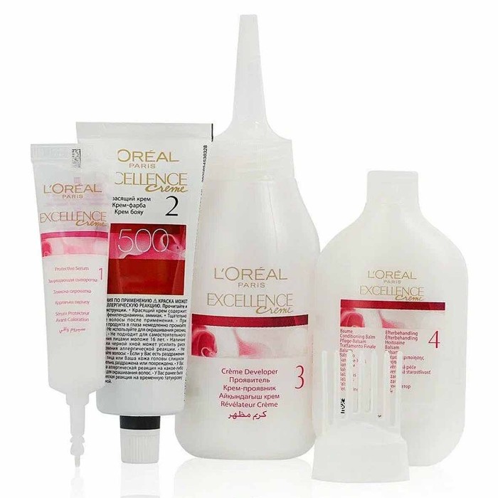 Краска для волос Loreal Exellence 400 Каштановый к/у