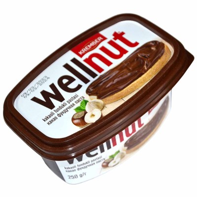 Паста какао-фундучная Wellnut 250гр пэт