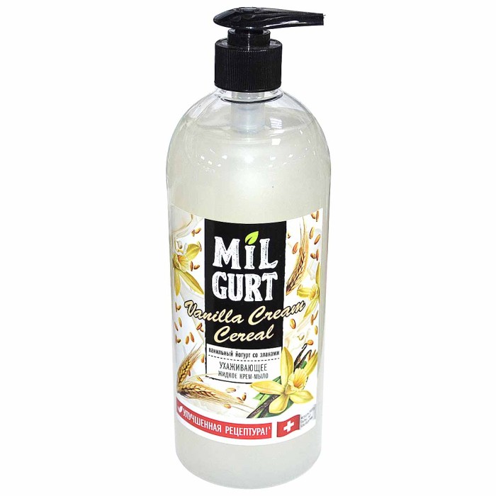 Мыло жидкое Milgurt Ванильный йогурт со злаками 860гр пэт