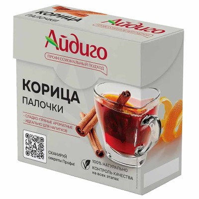 Корица Айдиго в палочках 50гр к/у