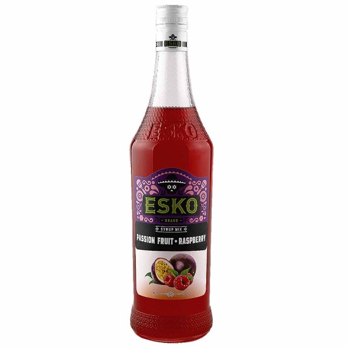 Сироп ESKO Mix Маракуйя-малина 1л ст/б