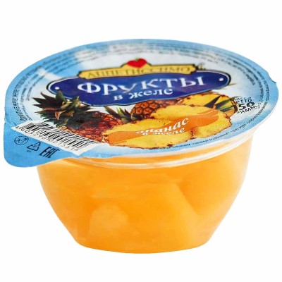 Желе Аппетиссимо плодово-ягодное ананас 150гр пэт