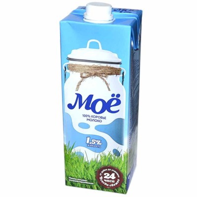 Молоко Мое 1,5% 950мл т/п