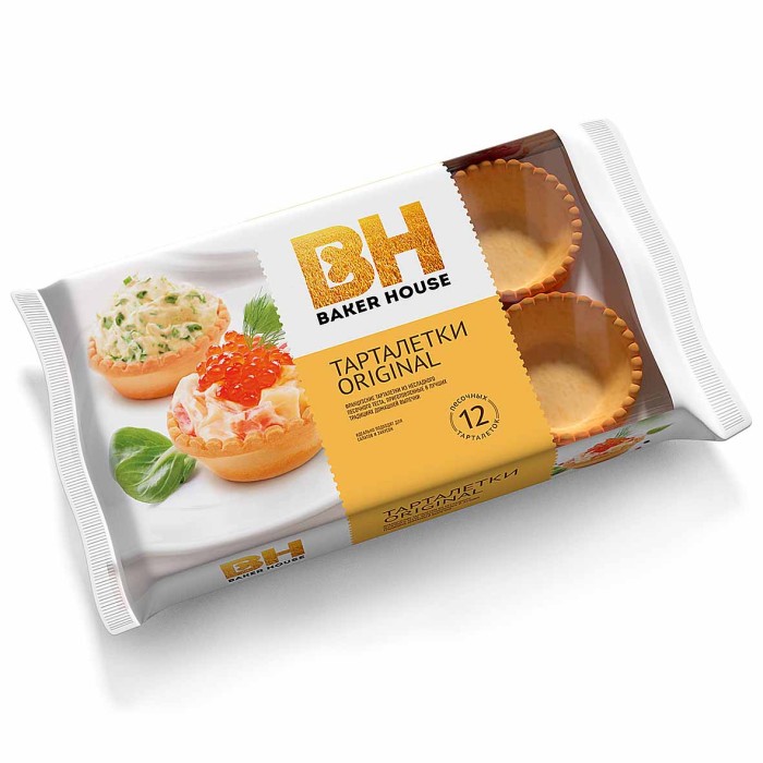 Тарталетки Baker Hause Оригинальные 180гр м/у