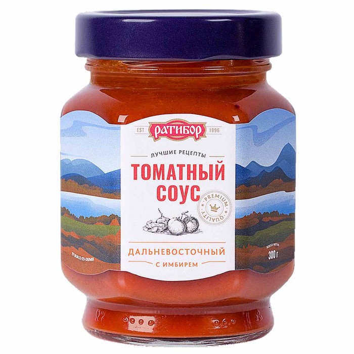 Соус томатный Ратибор Дальневостоный с имбирем 300гр ст/б