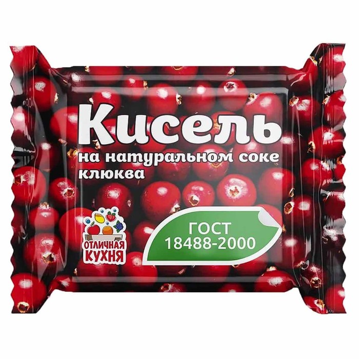 Кисель Отличная кухня Клюква 200гр м/у