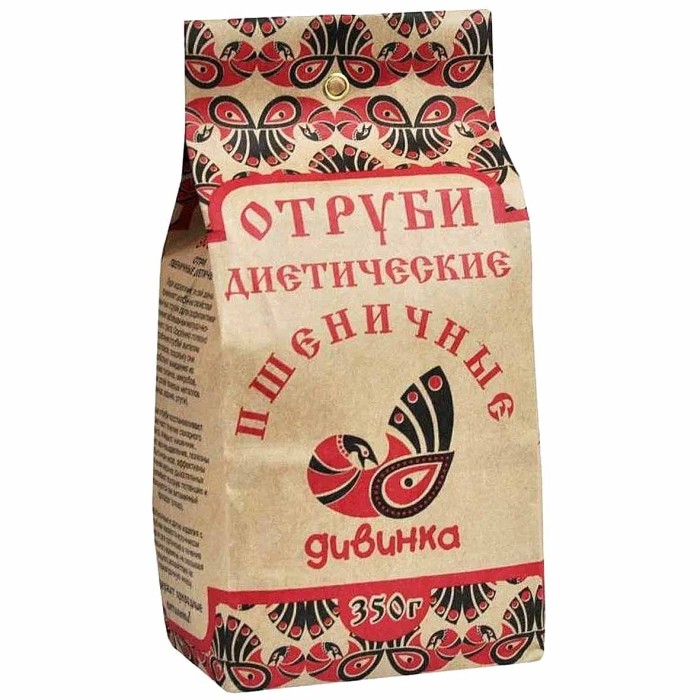 Отруби Дивинка пшеничные 300гр м/у