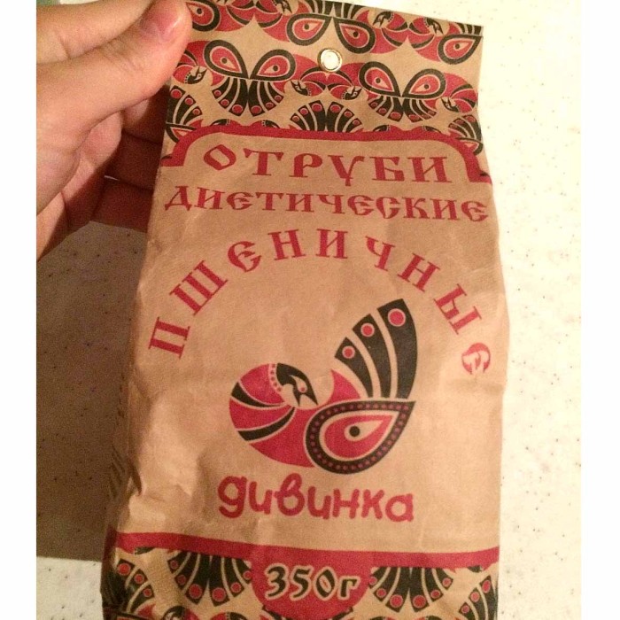 Отруби Дивинка пшеничные 300гр м/у