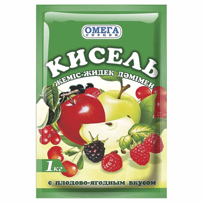 Кисель Омега Плодово-ягодный 1кг м/у