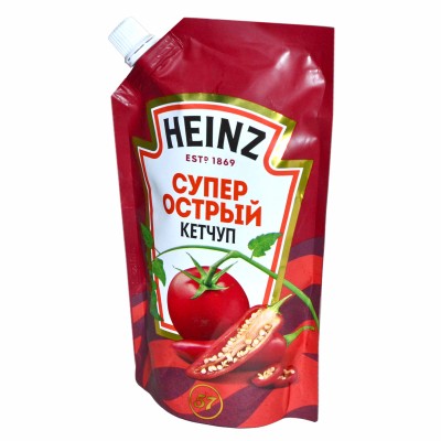 Кетчуп Heinz Супер острый 320гр д/п