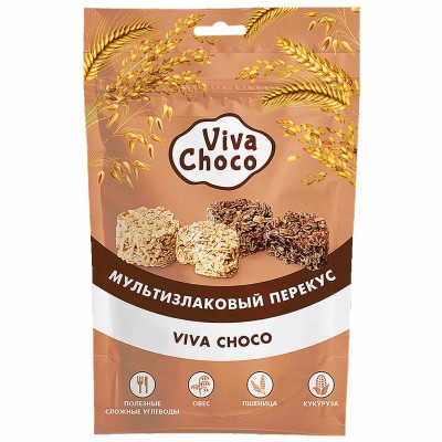 Конфеты мультизлаковые VivaChoco Ассорти 80 гр м/у