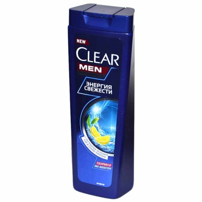 Шампунь для волос Clear Men Энергия свежести 400мл пэт