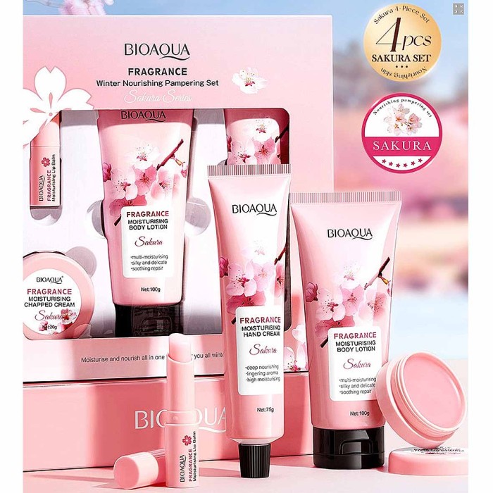 Набор подарочный Bioaoua Fragrance Sakura 4в1 к/у