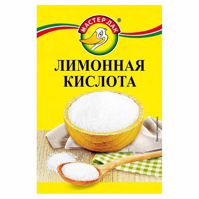 Кислота лимонная Мастер Дак 10гр м/у