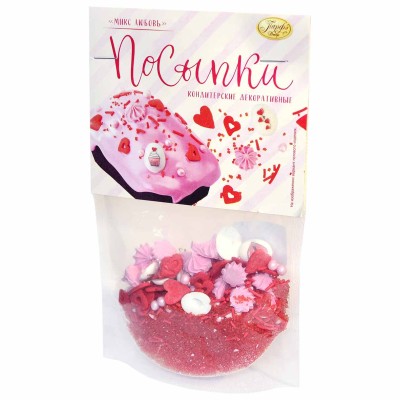 Посыпка Парфэ Декор Любовь микс 50гр м/у