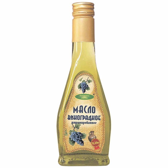 Масло виноградное Ароматы Жизни 250мл ст/б