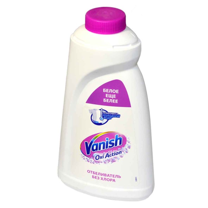 Пятновыводитель-отбеливатель Vanish Oxi Action для тканей 1л пэт