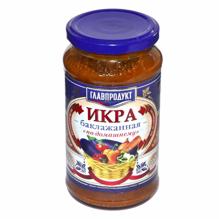 Икра баклажанная Главпродукт ГОСТ 450гр ст/б твист