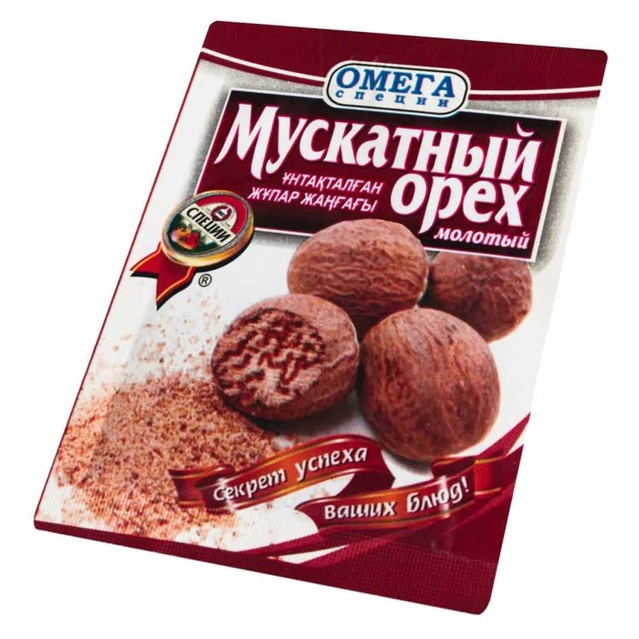 Орех мускатный Омега молотый 10гр м/у