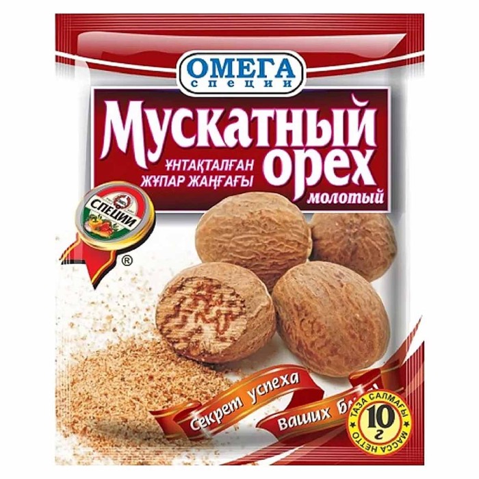 Орех мускатный Омега молотый 10гр м/у