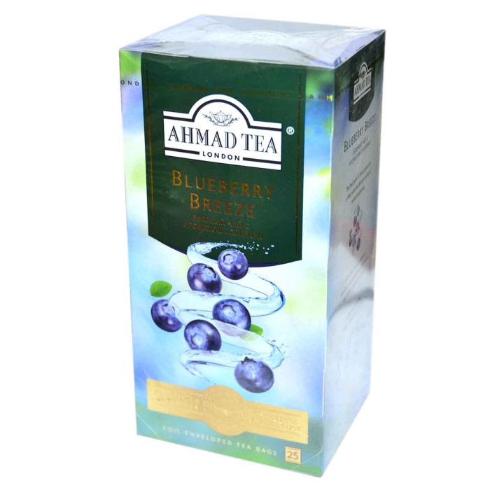 Чай Ahmad Tea черника зеленый 25*2гр к/у