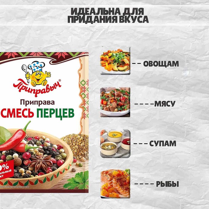 Приправа Приправыч смесь перцев 15гр м/у