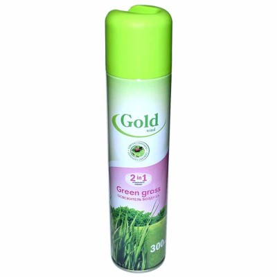 Освежитель воздуха Gold wind Green grass 300мл ж/б