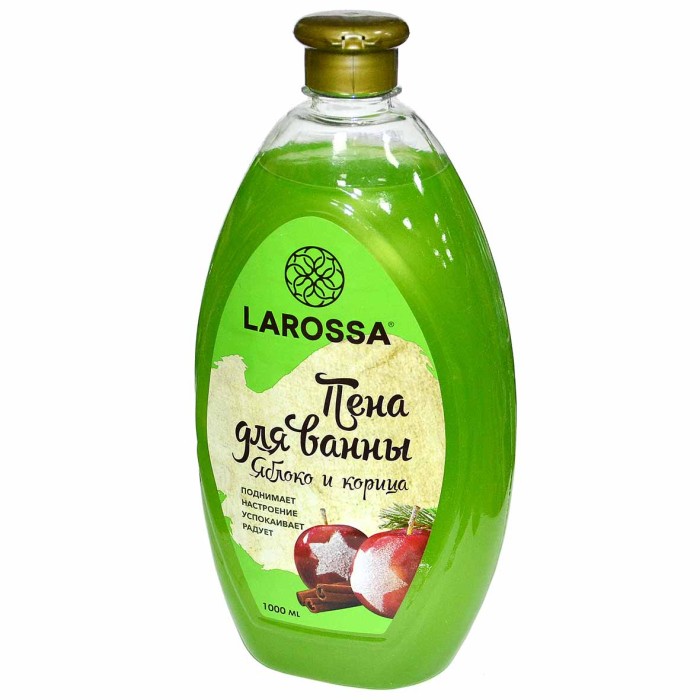 Пена для ванн Larossa Яблоко и корица 1л пэт