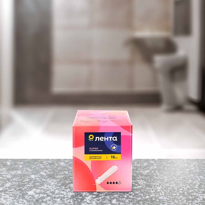 Тампоны Лента Super с аппликатором 16шт к/у