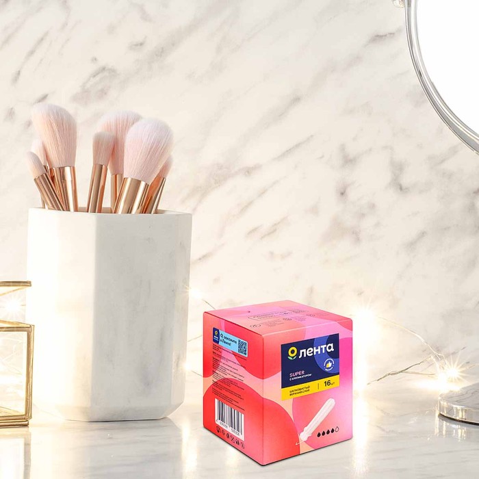 Тампоны Лента Super с аппликатором 16шт к/у